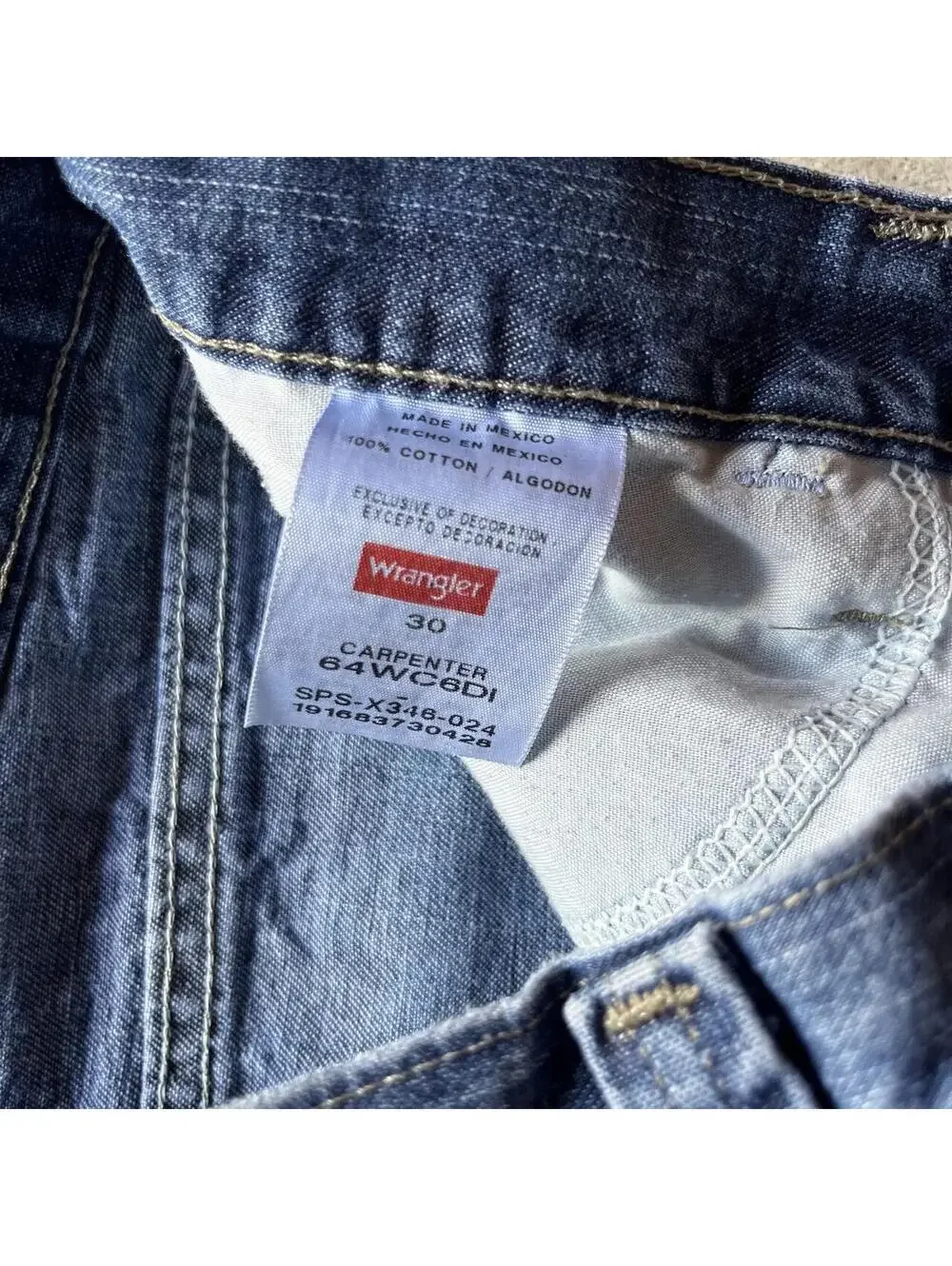 Vintage Y2K Wrangler Carpenter Denim Shorts